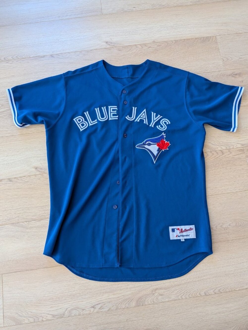 Authentic Majestic R. A. DICKEY Toronto Blue Jays Jersey Size 52 / L / XL USA